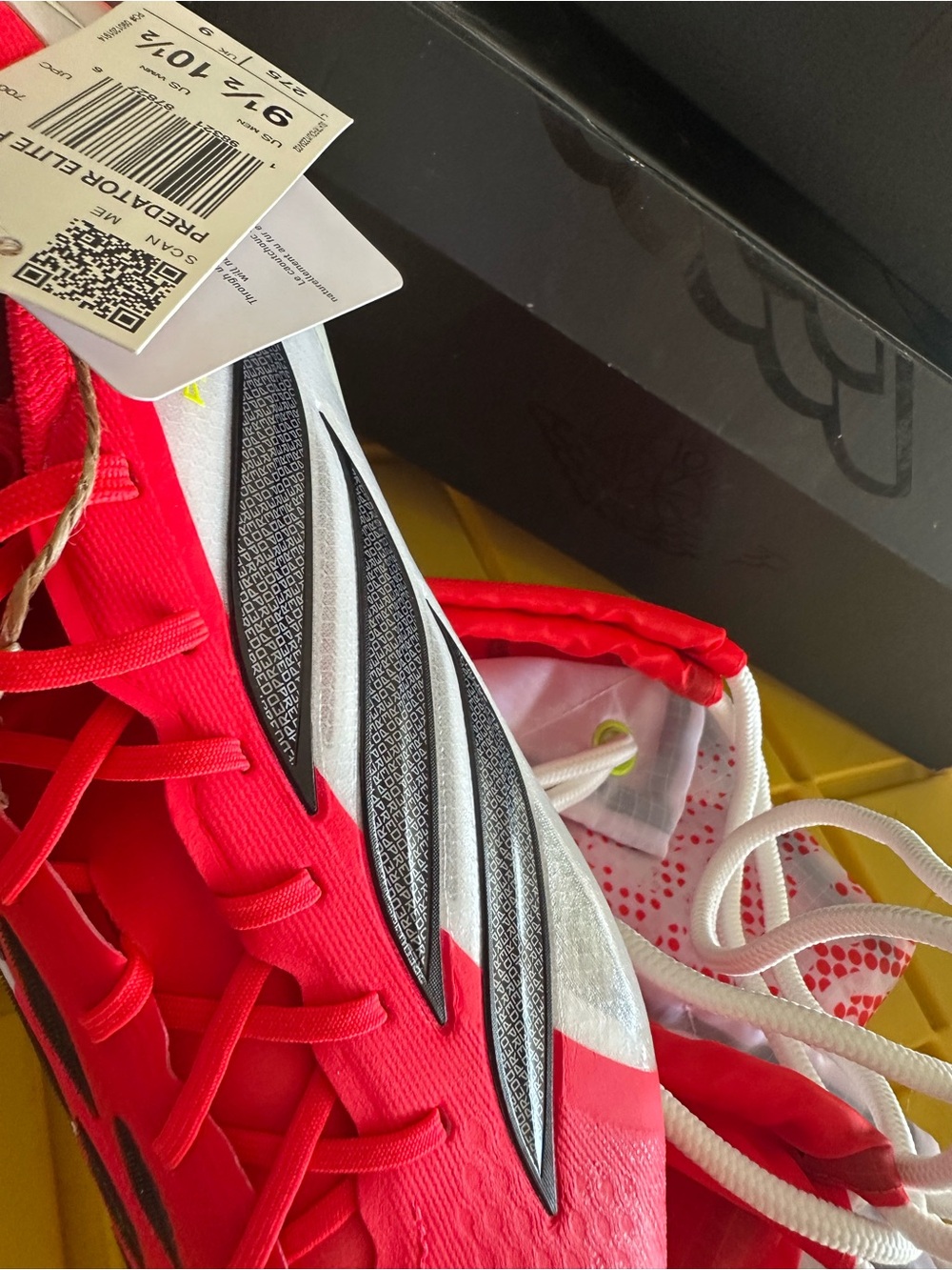 adidas White Soccer Cleats with Pink Accents - Picture 3 of 5